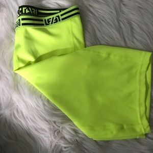 NWT Long lf spandex shorts